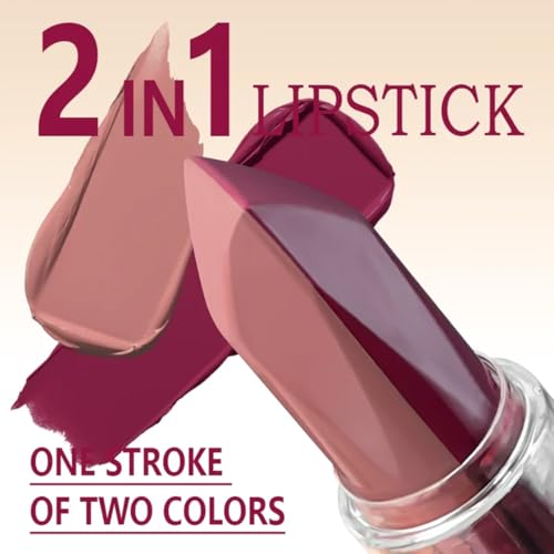 2-in-1 Matte Metallic Lipstick & Lip Liner | Waterproof Long Wear