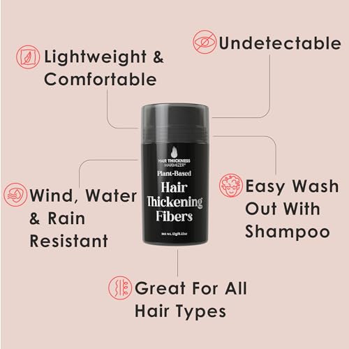 Hair Fibers for Thinning Hair & Bald Spot Coverage