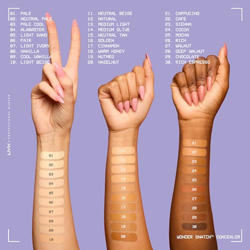 NYX Wonder Snatch Concealer Vanilla - Brightening, Lifting & Full Coverage