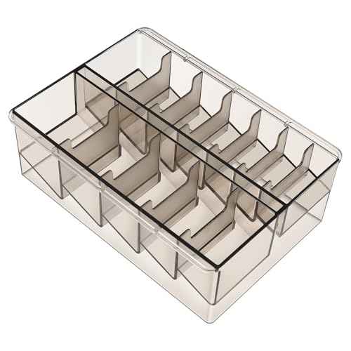 Clipper Guard Holder Organizer with 12 Slots, Sturdy PC Material