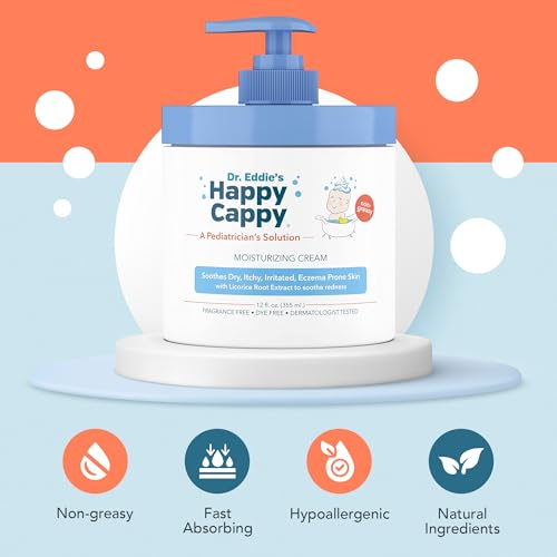 Happy Cappy Moisturizing Cream for Eczema & Dry Skin