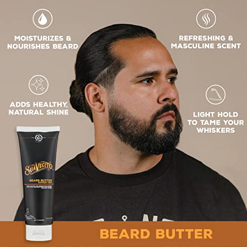 Suavecito Beard Butter - Whiskey Bar for Men - 4 oz Cream