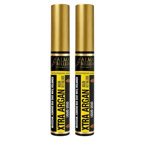Alma Belleza XTRA Argan Oil Black Mascara – Waterproof Volume (2-Pack)