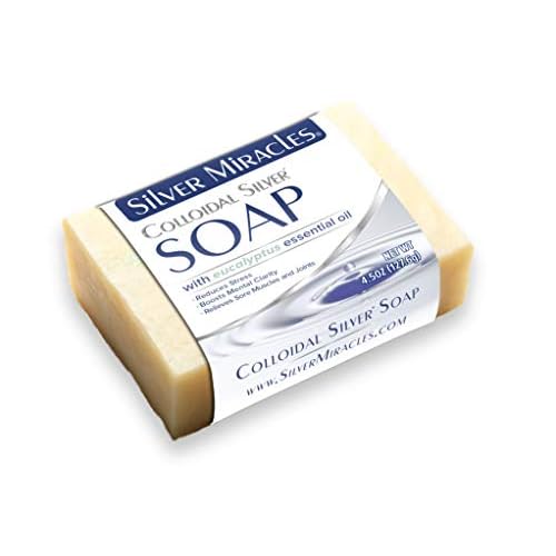 Silver Miracles Colloidal Silver Soap Scented With Eucalyptus