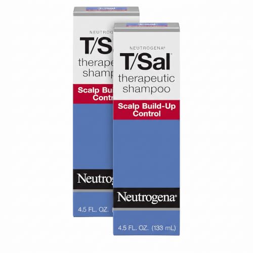 Neutrogena T/Sal Therapeutic Dandruff & Scalp Build-Up Control Shampoo 4.5 fl oz Pack of 2