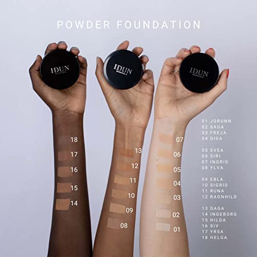 IDUN Minerals Powder Foundation SPF 15 - Mineral Makeup