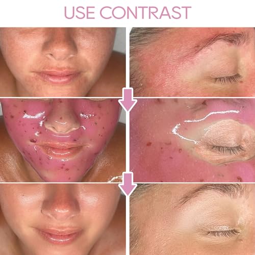 Bulgarian Rose Jelly Masks For Facials Professional, Rose Masks Powder Facial Mask, Hydrojelly Jelly Gel Face Mask For Peel Off, Smooth & Hydrating Mask for Face Skin Care Of Home Spa