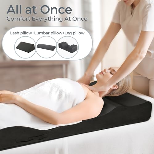 Ergonomic Lash Bed Topper 71x27.5 High-Density Foam