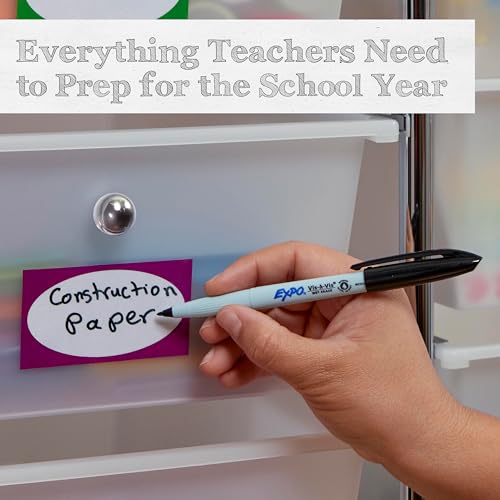 School Supplies Variety Pack - 48 Count with Markers, Pens & Glue