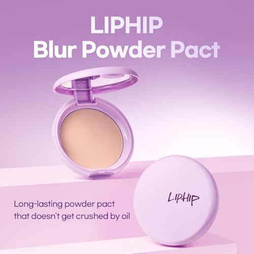 Blur Powder Pact Compact with Mirror & Puff - Oil Control
