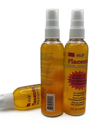 Hask Placenta Leave-In Conditioning Treatment 6oz (3 Pack)