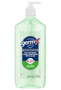 Germ-X 33.8 Fl Oz (1 Liter) Hand Sanitizer with Aloe & Vitamin E – Moisturizing Gel, No Rinse, Pump Bottle