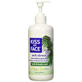 Kiss My Face Anti-Stress Woodland Pine & Ginseng Shower Gel - Rejuvenate Your Mood With Ginseng & Woodland Pine - Antioxidant Blend of Olive Oil, Aloe & Vitamin E - 16 fl oz Bottle