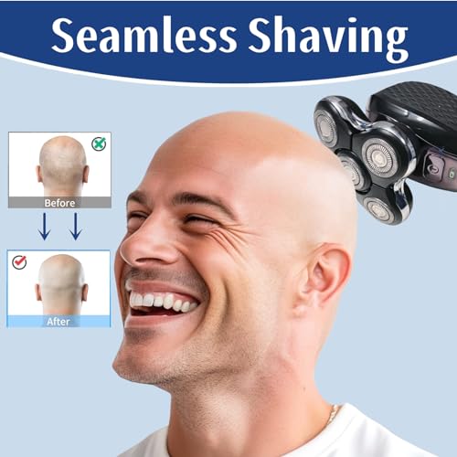 Balder Pro Replacement Head for Remington Balder Pro Head Shaver XR7000,5 Dual Track Heads for Remington Shaver Replacement Heads-Precision Electric Shaving for Bald Men. (3Pack)