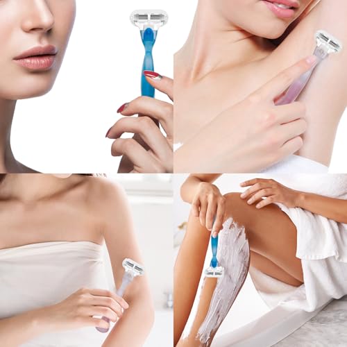 Replacement Razor Handle ? 2 Pack Anti-Slip Handle Compatible with Gillette Venus Women's Razors