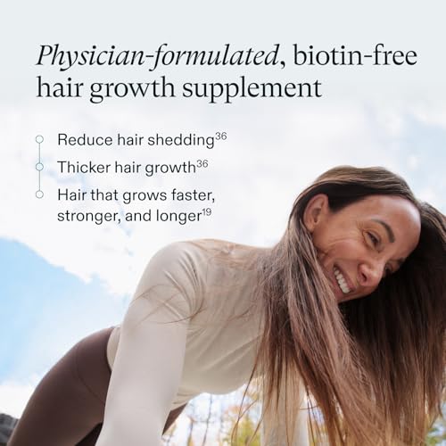 Nutrafol Women's Hair Growth Supplements, for Women 18-44 Years Old, Clinically Tested for Visibly Thicker, Stronger Hair, 100% Vegan Ingredients, Dermatologist Recommended - 1 Month Supply, 1 Pouch