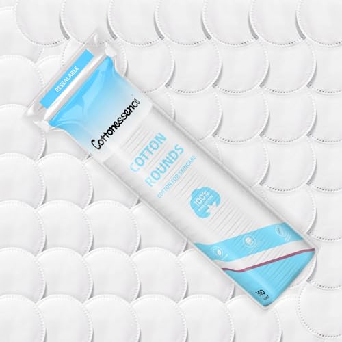 Cotton Rounds for Makeup Removal & Cleansing - 300 Count