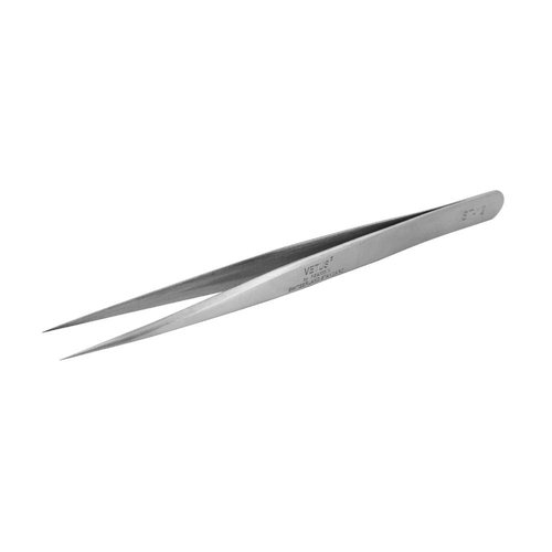 LASHVIEW Lash Tweezer, Vetus Straight Pointed Eyelash Tweezers for Profissional Grafting Eyelash Extension, Stainless Steel Needle Nose Tweezers for Lash Extension Stickers Precision Electronics, ST12