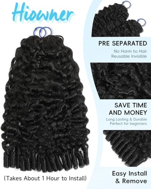 120g Feather Crochet Human Hair Extensions 20 Inch