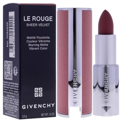 Le Rouge Sheer Velvet Matte Lipstick - N27 Rouge Infuse by Givenchy for Women - 0.11 oz Lipstick