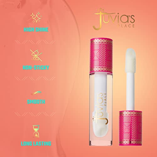 Juvia's Place Glass Lip Gloss - Clear High Shine