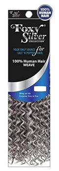 Foxy Silver HH Jerry Curl 10" Human Hair Weave 280