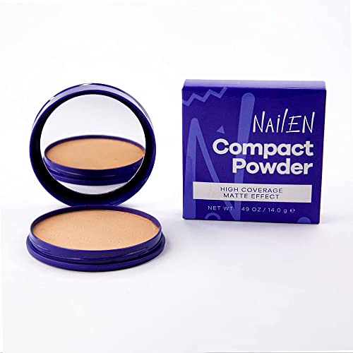 Nailen Compact Makeup Setting Powder Foundation - Matte Finish