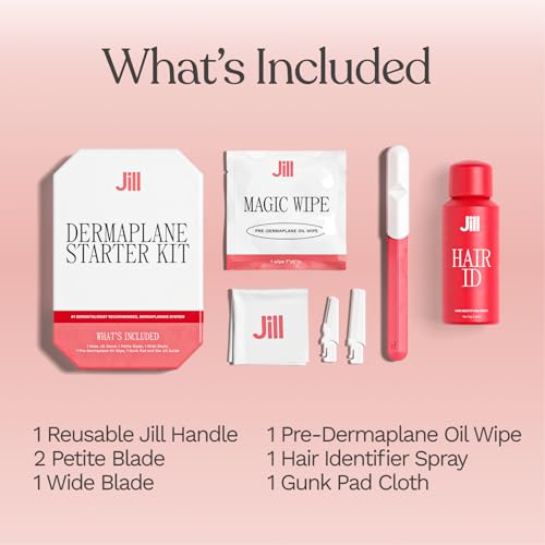 Dermaplaning Kit for Women with Hair Identifier Spray & Razor - Facial Exfoliation System