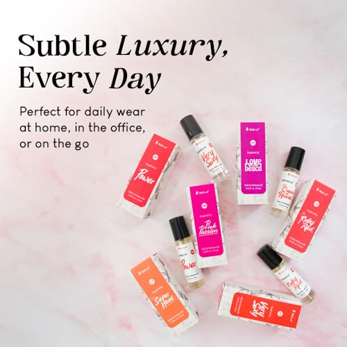 Well's Oil Pinky Sugar Perfume Oil Roll-On 0.33 fl oz - Long-Lasting, Paraben-Free