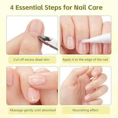 Grenben Radiant Nail Growth Oil Pens (4-Pack) - Strengthening Cuticle Care