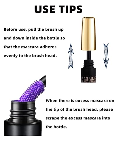 Blue 5D Silk Fiber Waterproof Mascara | 24H Long Lasting