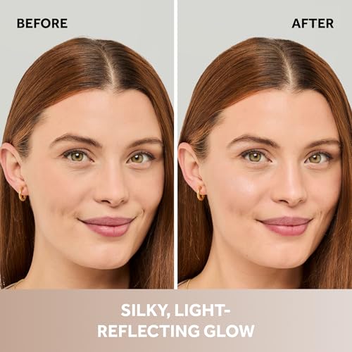 No7 Radiant Glow Powder Highlighter Makeup - Lightweight, Buildable Highlighting Powder for a Dewy, Natural-Looking Shine - Silky Illuminator in 3 Glowing Shades - Pink Silk (5g)