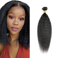 12-Inch #1B Yaki Straight Human Hair Bundle - WuvuSnm