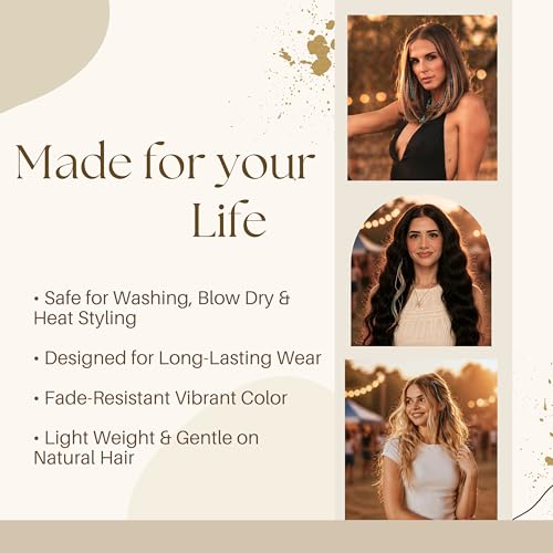 Feather Hair Extensions – 21 Real Rooster Feathers, 9"–14" Long