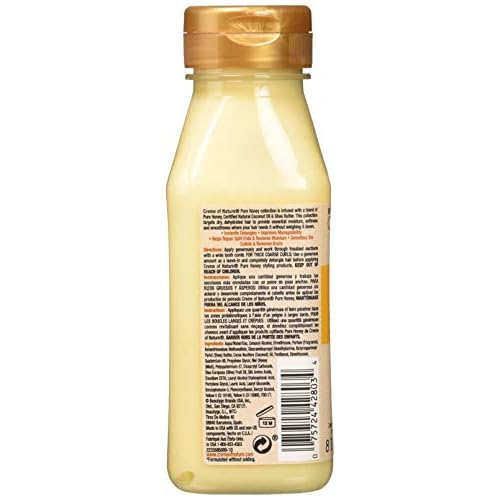 Creme Of Nature Pure Honey Detangler 8 Ounce Leave-In (236ml) (3 Pack)