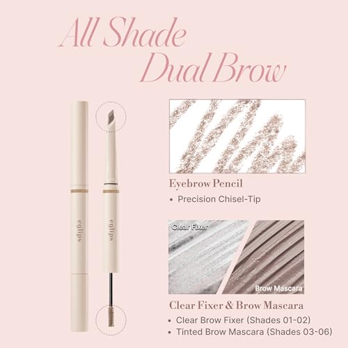 All Shade Dual Brow - 2-in-1 Eyebrow Pencil & Mascara