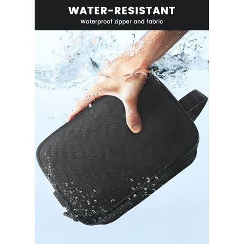 Toiletry Bag for Men, Travel Toiletry Organizer Hanging Dopp Kit, Water-Resistant Shaving Bag for Traveling Toiletries Accessories, Waterproof Mens Toiletry Travel Bag with 11 Compartments, Metal Hook