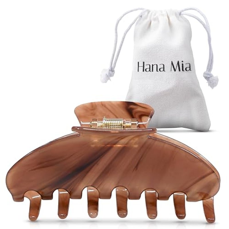 Mocha Claw Clip for Women | 4 Inch Secure Hair Clip