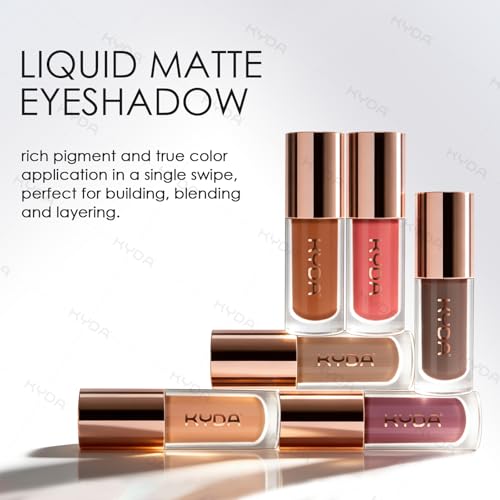 KYDA Liquid Matte Eyeshadow - Long-Wear Crease-Resistant