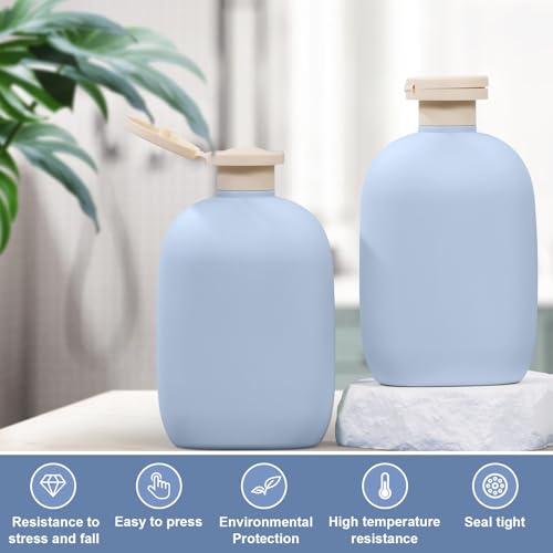 8.8 oz Plastic Travel Shampoo Bottles with Flip Cap