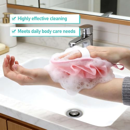 Travel Loofah 2-Pack | Lightweight Exfoliating Shower Puffs