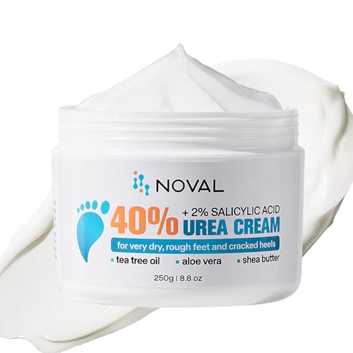 NOVAL 40% Urea Foot Cream with 2% Salicylic Acid - 8.8 OZ
