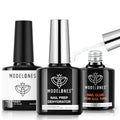 Modelones Gel Nail Glue Kit - 10-in-1 Nail Prep & Primer Set