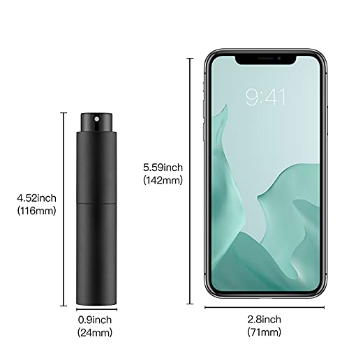 Tekson 10ml Travel Perfume Atomizer Spray Bottle