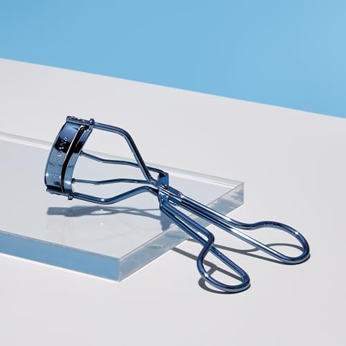 Tweezerman Classic Eyelash Curler (Bell Bottom Blue) - Lash Curler for All Eye Shapes