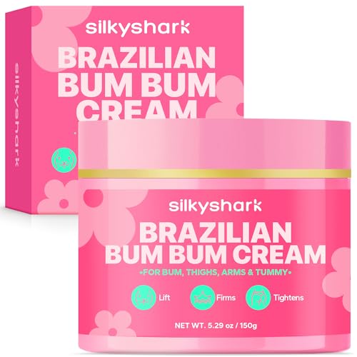 Bum Bum Cream (150ml / 5.07 fl oz), Moisturizing Body Cream with Collagen, Caffeine & Botanical Extracts, Bumbum Cream for Smoother-Looking Skin & All Skin Types