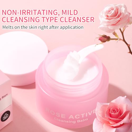 Rose Makeup Remover Balm | Gentle Cleansing for Sensitive Skin