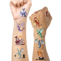 Dragon Temporary Tattoos - 108 Geometric Designs Party Favors
