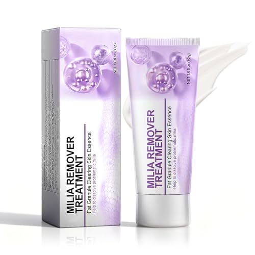 Milia Remover Serum- For Eyes and Face, Milia Remover Treatment for Clear Skin (rose scent))