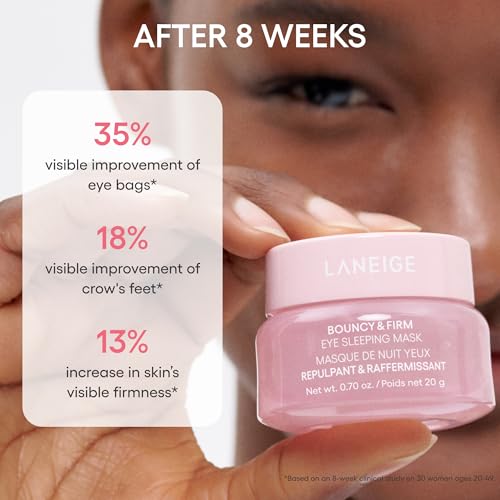 LANEIGE Bouncy & Firm Eye Sleeping Mask | Depuff & Hydrate